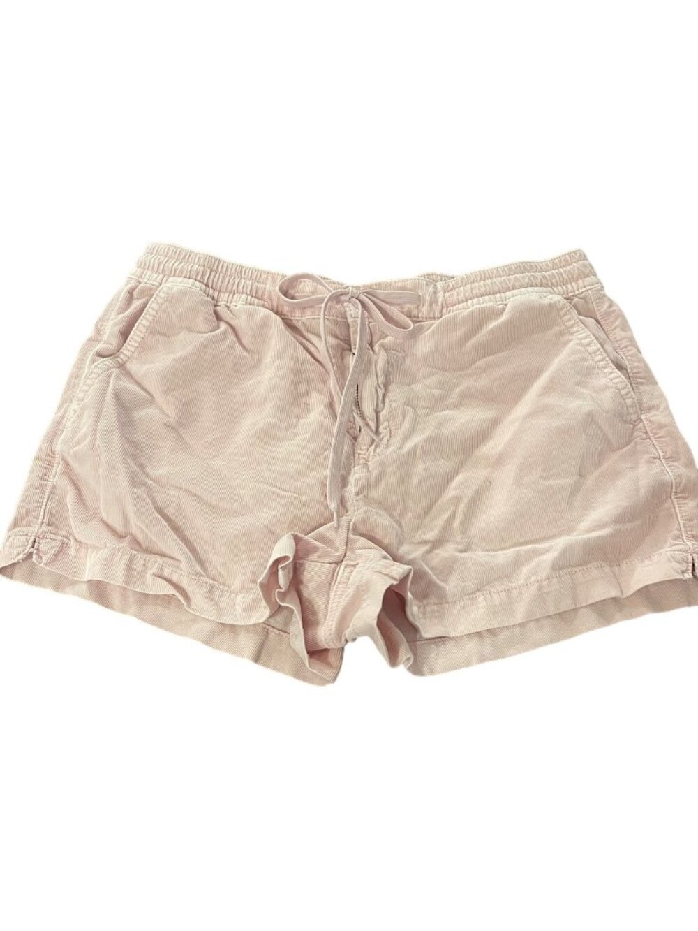 American Eagle Women’s Pink Corduroy Elastic Waist Shorts Size M